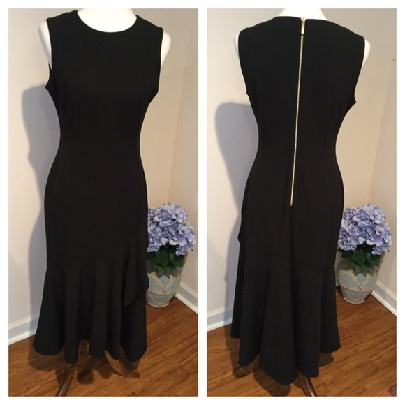 Calvin Klein Dresses & Skirts - Calvin Klein Tea Length Asymmetrical Dress